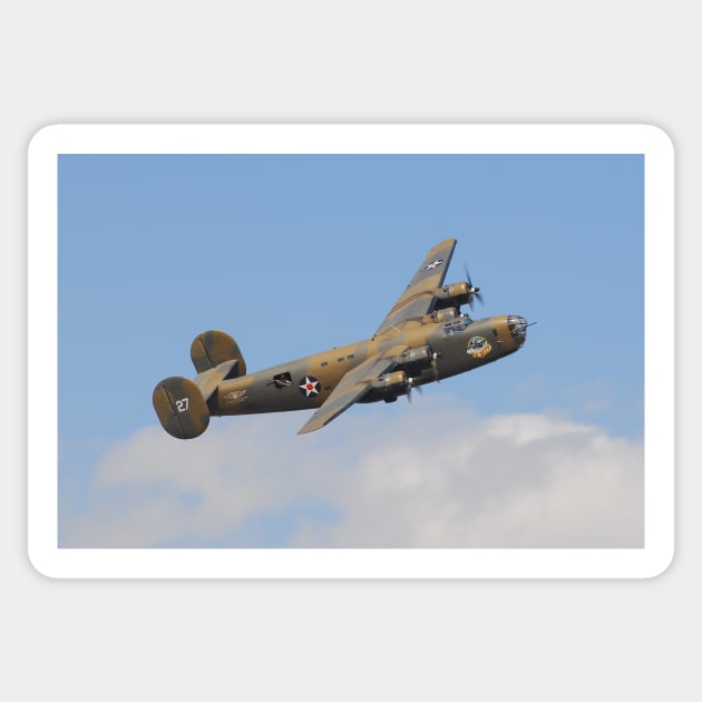 Successful Mission: B-24 Liberator Sticker by CGJohnson